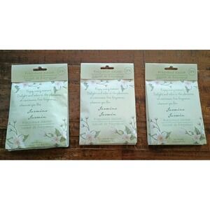 Lot Of 3 Fragrance Sachet 2 Packs Each Jasmine Scented Sachets New